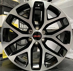 24 inch Black Machine Snowflakes Gmc Or Chevy $1299.99 plus tax